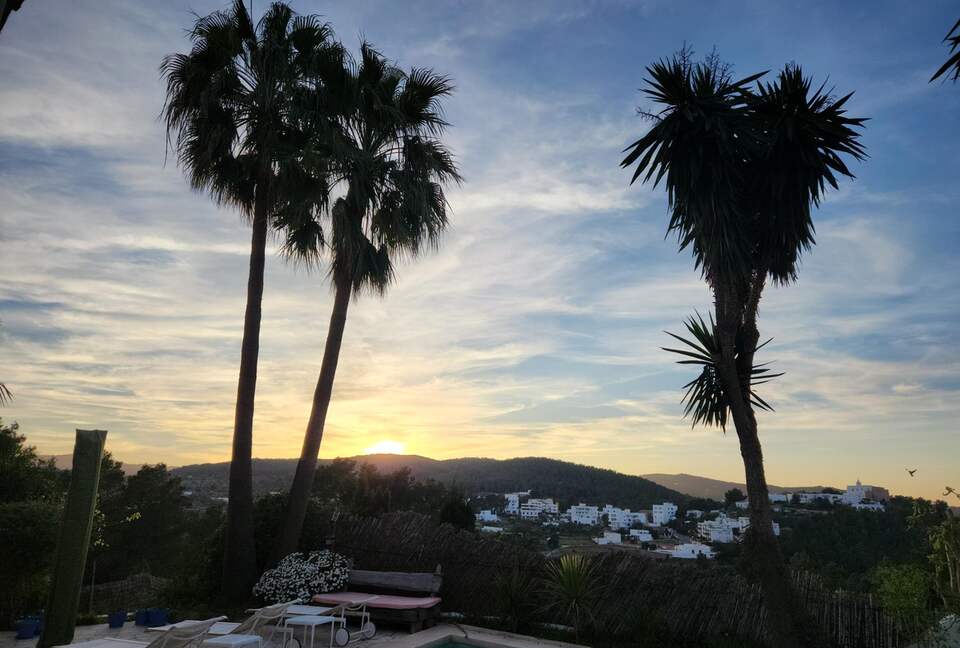 Elegant Hillside Escape with Panoramic Valleys - Sant Miguel, Ibiza, Spain
