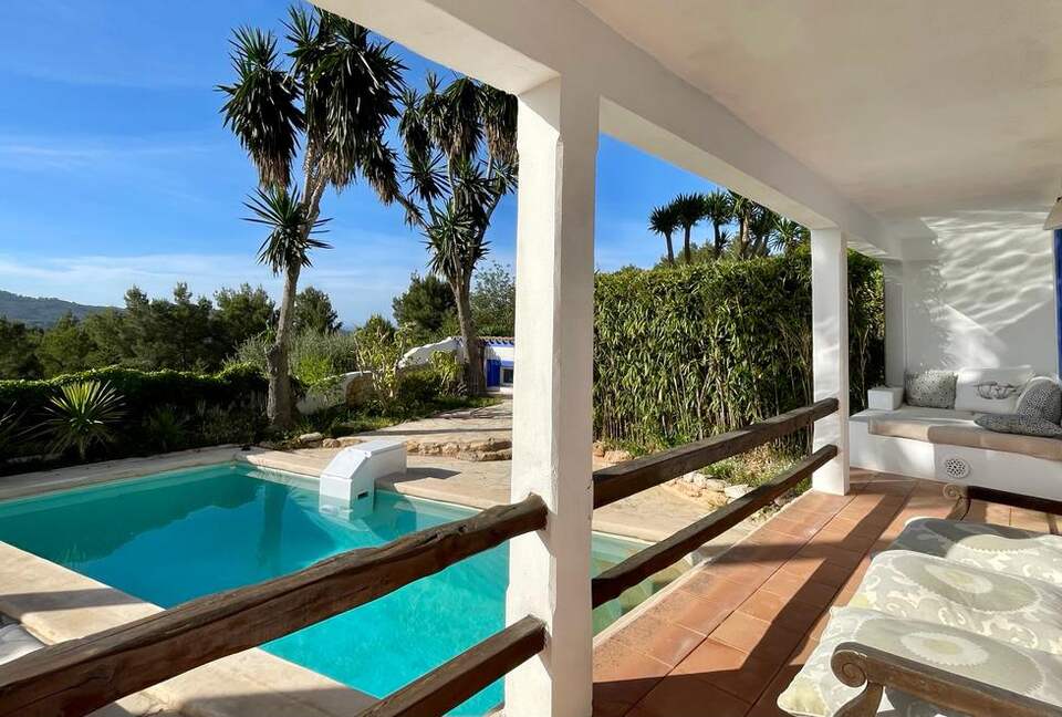 Elegant Hillside Escape with Panoramic Valleys - Sant Miguel, Ibiza, Spain