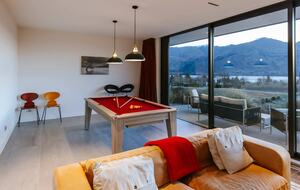 Breathtaking Lake Wanaka and Southern Alps Panorama Above Town - Wānaka, New Zealand