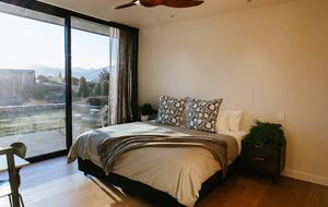 Breathtaking Lake Wanaka and Southern Alps Panorama Above Town - Wānaka, New Zealand