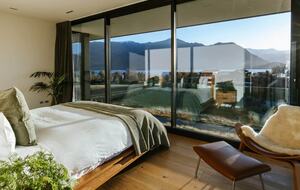 Breathtaking Lake Wanaka and Southern Alps Panorama Above Town - Wānaka, New Zealand