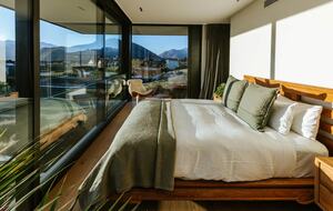 Breathtaking Lake Wanaka and Southern Alps Panorama Above Town - Wānaka, New Zealand