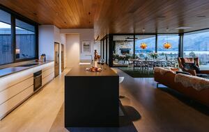 Breathtaking Lake Wanaka and Southern Alps Panorama Above Town - Wānaka, New Zealand