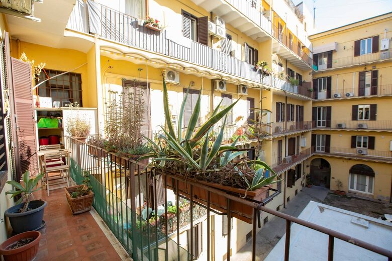Spacious 19th-Century Apartment Overlooking Diocletian’s Baths - Rome, Italy