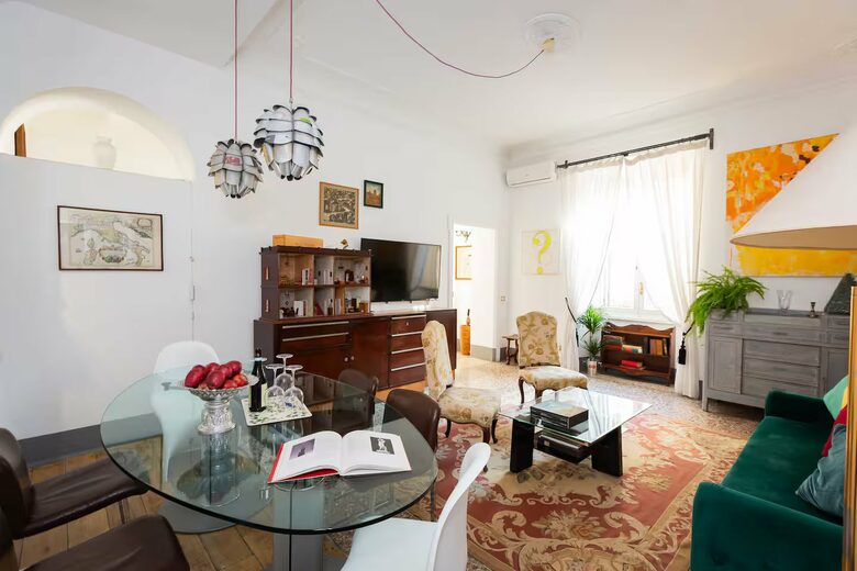 Spacious 19th-Century Apartment Overlooking Diocletian’s Baths - Rome, Italy