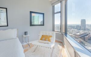 Glass-Walled DTLA Corner Loft with Skyline Views - Los Angeles, California