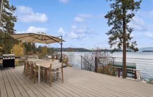 Private Flathead Lakefront Estate with Dock, Hot Tub & Panoramic Mountain Views - Rollins, Montana