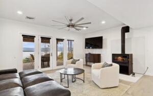 Private Flathead Lakefront Estate with Dock, Hot Tub & Panoramic Mountain Views - Rollins, Montana