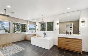 Private Flathead Lakefront Estate with Dock, Hot Tub & Panoramic Mountain Views - Rollins, Montana