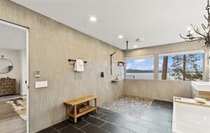 Private Flathead Lakefront Estate with Dock, Hot Tub & Panoramic Mountain Views - Rollins, Montana