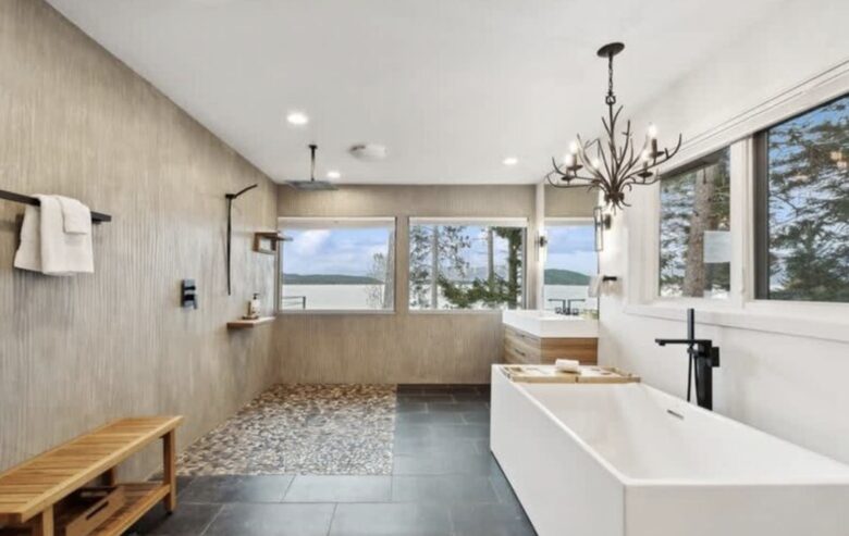 Private Flathead Lakefront Estate with Dock, Hot Tub & Panoramic Mountain Views - Rollins, Montana