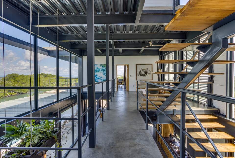 Casa Balam | Waterfront Villa with Boat, 40ft Pool & Rooftop Bar - Placencia, Belize