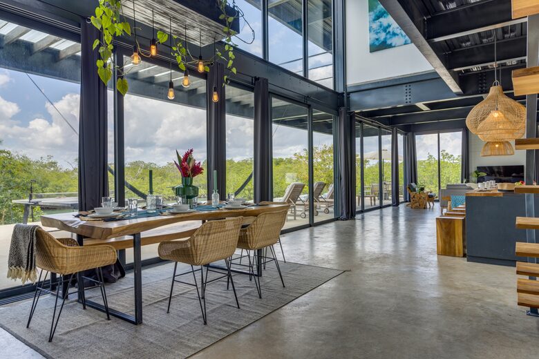 Casa Balam | Waterfront Villa with Boat, 40ft Pool & Rooftop Bar - Placencia, Belize