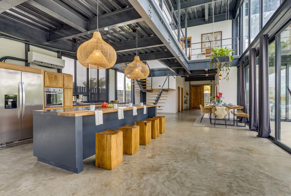 Casa Balam | Waterfront Villa with Boat, 40ft Pool & Rooftop Bar - Placencia, Belize