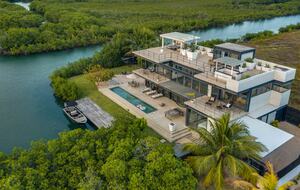 Casa Balam | Waterfront Villa with Boat, 40ft Pool & Rooftop Bar - Placencia, Belize