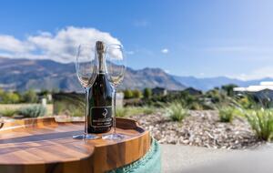 Breathtaking Lake Wanaka and Southern Alps Panorama Above Town - Wānaka, New Zealand