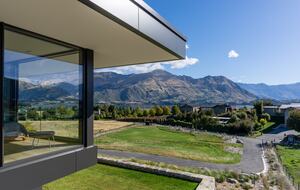 Breathtaking Lake Wanaka and Southern Alps Panorama Above Town - Wānaka, New Zealand