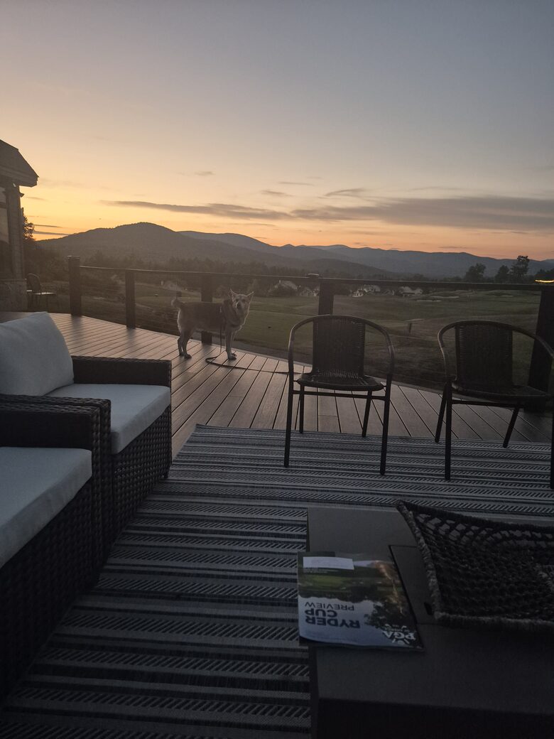 On the 18th Tee at Owl’s Nest | White Mountain Horizon - Campton, New Hampshire