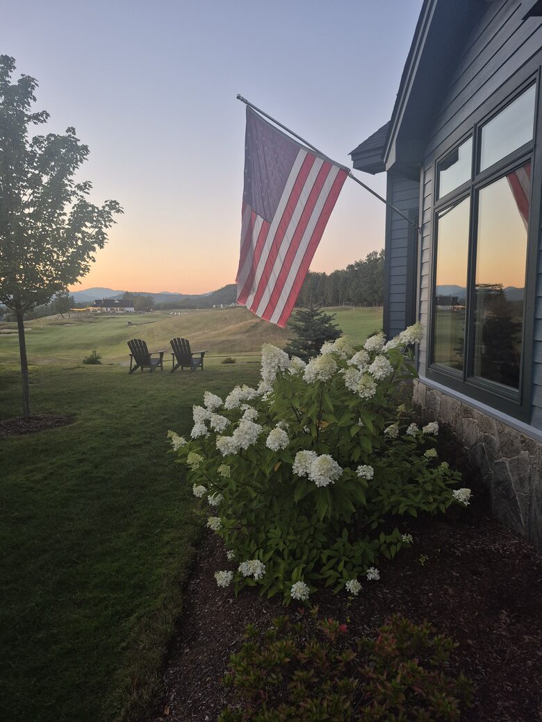 On the 18th Tee at Owl’s Nest | White Mountain Horizon - Campton, New Hampshire