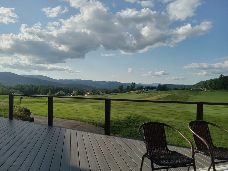 On the 18th Tee at Owl’s Nest | White Mountain Horizon - Campton, New Hampshire