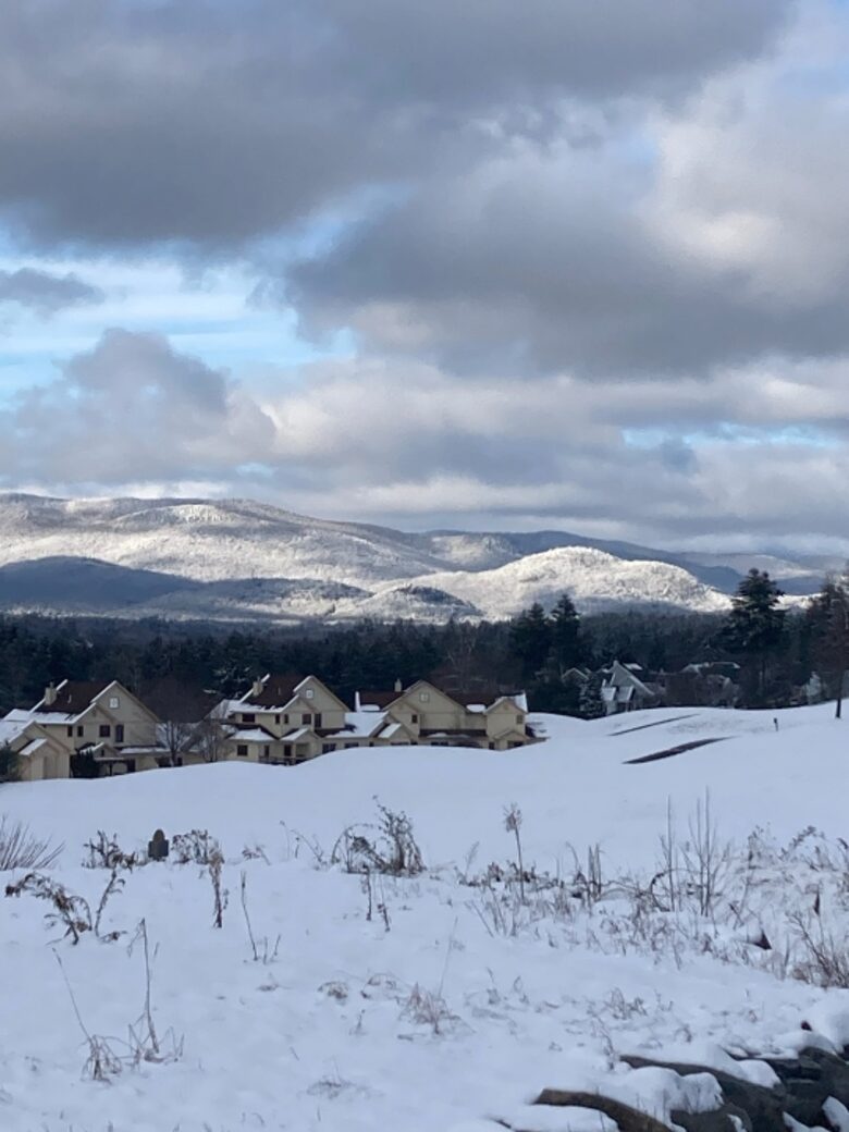 On the 18th Tee at Owl’s Nest | White Mountain Horizon - Campton, New Hampshire