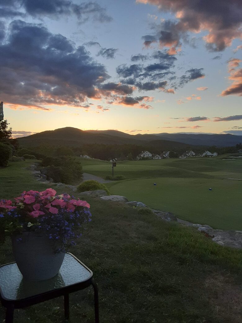 On the 18th Tee at Owl’s Nest | White Mountain Horizon - Campton, New Hampshire