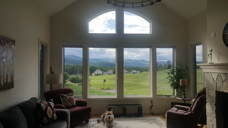 On the 18th Tee at Owl’s Nest | White Mountain Horizon - Campton, New Hampshire