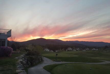 On the 18th Tee at Owl’s Nest | White Mountain Horizon - Campton, New Hampshire