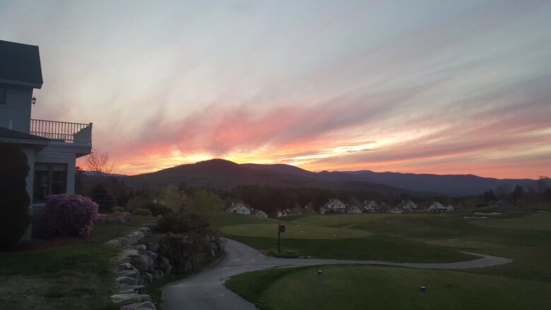 On the 18th Tee at Owl’s Nest | White Mountain Horizon - Campton, New Hampshire