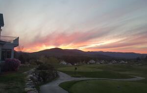 On the 18th Tee at Owl’s Nest | White Mountain Horizon - Campton, New Hampshire