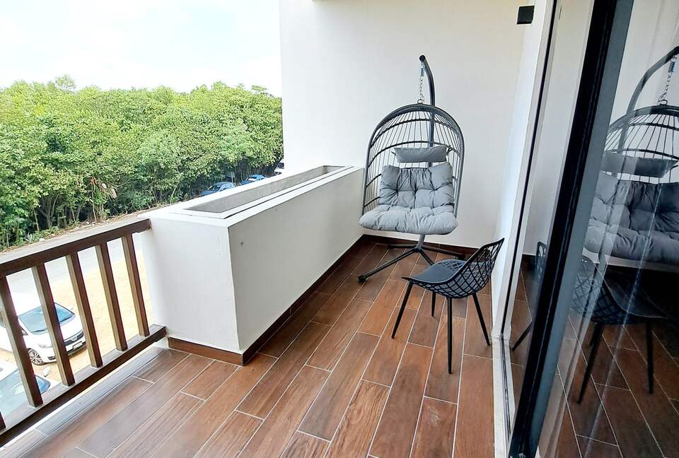 Upstairs Master Bedroom Balcony