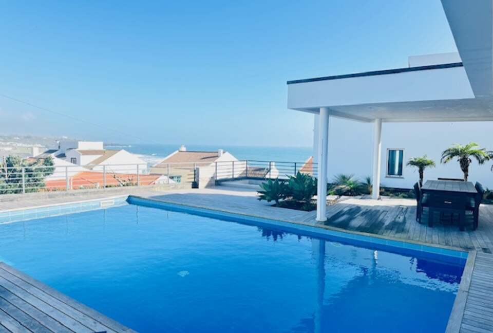 Private Pool with Covered Dining Area