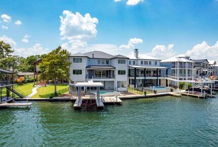 Lake LBJ Luxe Waterfront Estate with Private Dock & Pool - Kingsland, Texas