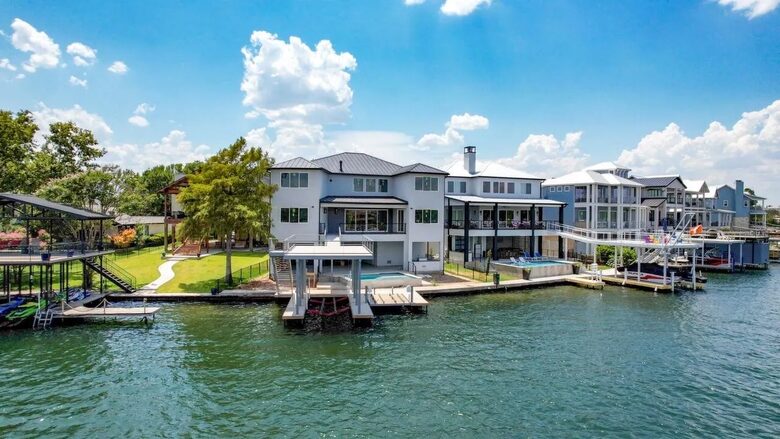 Lake LBJ Luxe Waterfront Estate with Private Dock & Pool - Kingsland, Texas