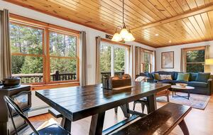 Classic Maine Chalet Near Sunday River with Firepit and Bonus Living Space - Bethel, Maine