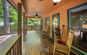 Level Front Door Entry from Covered Front Porch and Parking Area