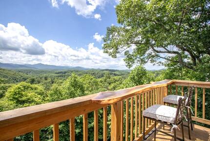 Custom-crafted Live Edge Bar Top With Panoramic Views
