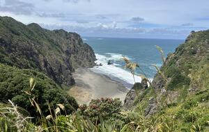 North-Facing Coastal Estate Overlooking Piha Beach - Piha, New Zealand