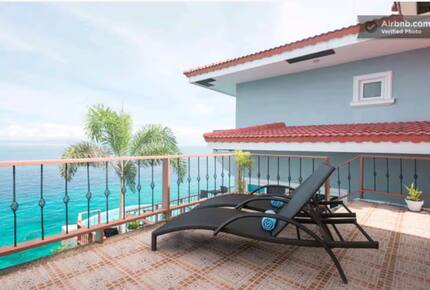 Oceanfront Cliff Villa Overlooking Sumilon Island - Oslob, Philippines