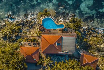 Oceanfront Cliff Villa Overlooking Sumilon Island - Oslob, Philippines