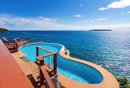 Oceanfront Cliff Villa Overlooking Sumilon Island - Oslob, Philippines