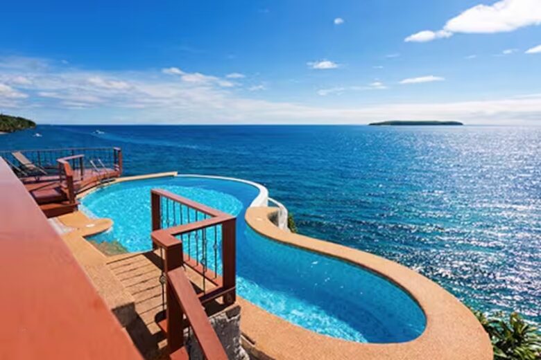 Oceanfront Cliff Villa Overlooking Sumilon Island - Oslob, Philippines