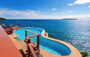 Oceanfront Cliff Villa Overlooking Sumilon Island - Oslob, Philippines