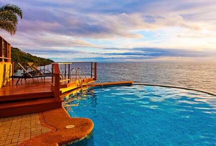 Oceanfront Cliff Villa Overlooking Sumilon Island - Oslob, Philippines