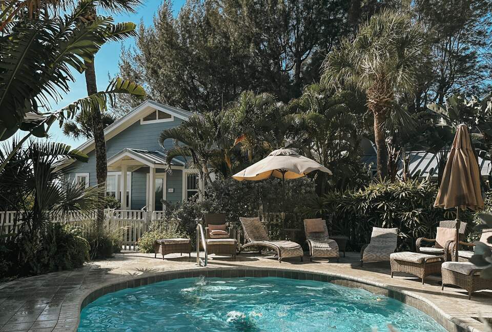 Historic Gulf-Front Cottage | Private Old Florida Estate - Indian Rocks Beach, Florida