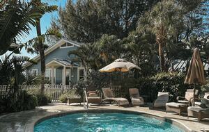 Historic Gulf-Front Cottage | Private Old Florida Estate - Indian Rocks Beach, Florida