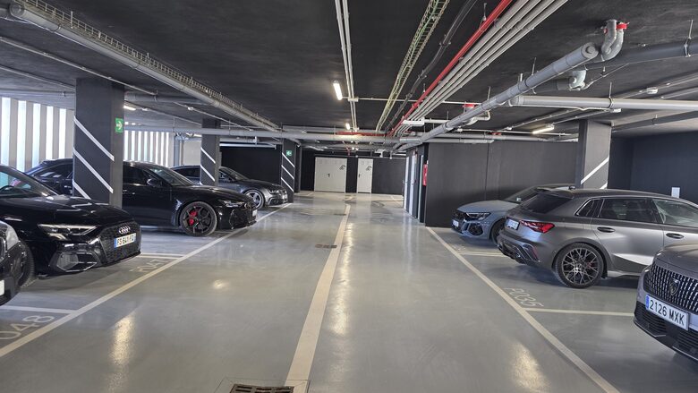 Private and enclosed parking