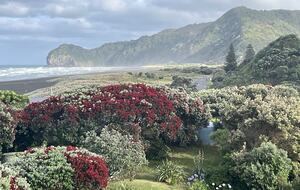 North-Facing Coastal Estate Overlooking Piha Beach - Piha, New Zealand