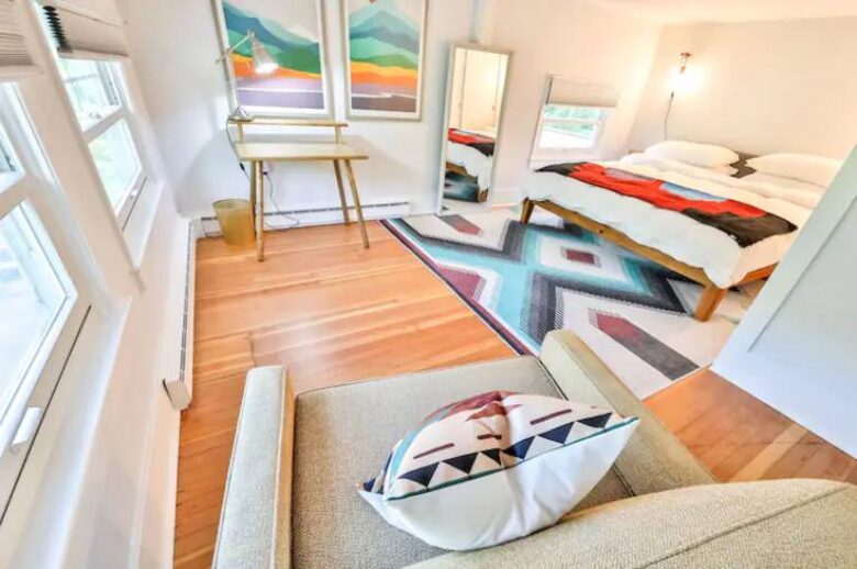 Master Bedroom + Pullout Sleeper Chair