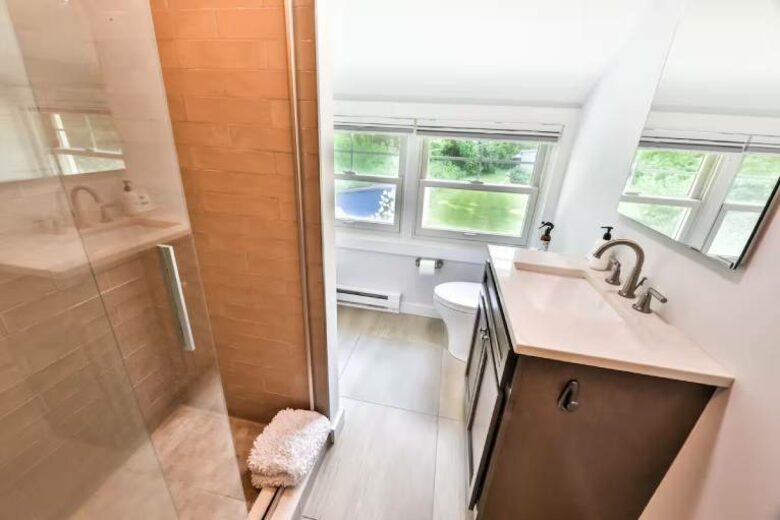 Upstairs Shower and Bathroom